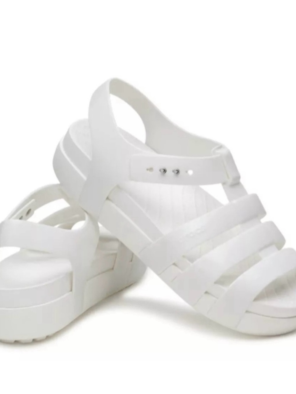 Crocs Women's Splash Glossy Fisherman Women Sandals size 8